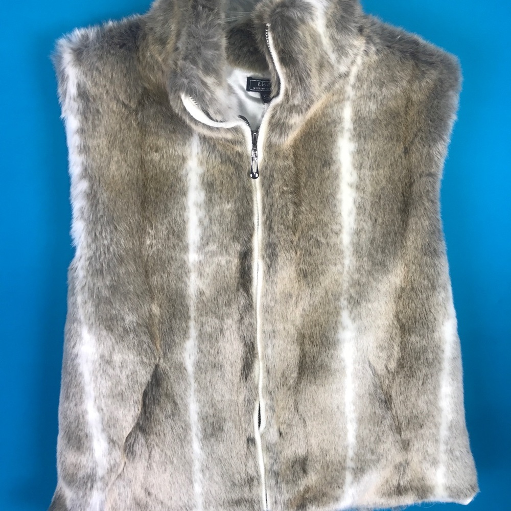 Women’s fluffy vest XL